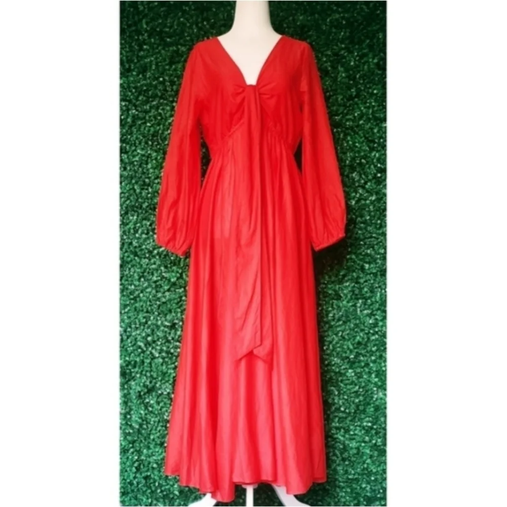 J.Crew Tie-Front Cotton-Voile Maxi Dress